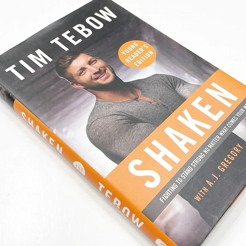 Shaken by Tim Tebow hardback book